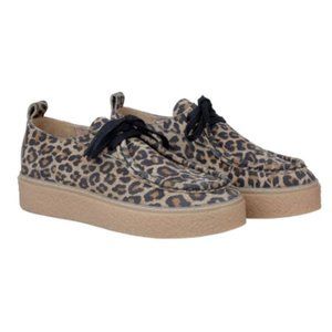 Myra Bag Sneakers, Size 7, Cheetah Print